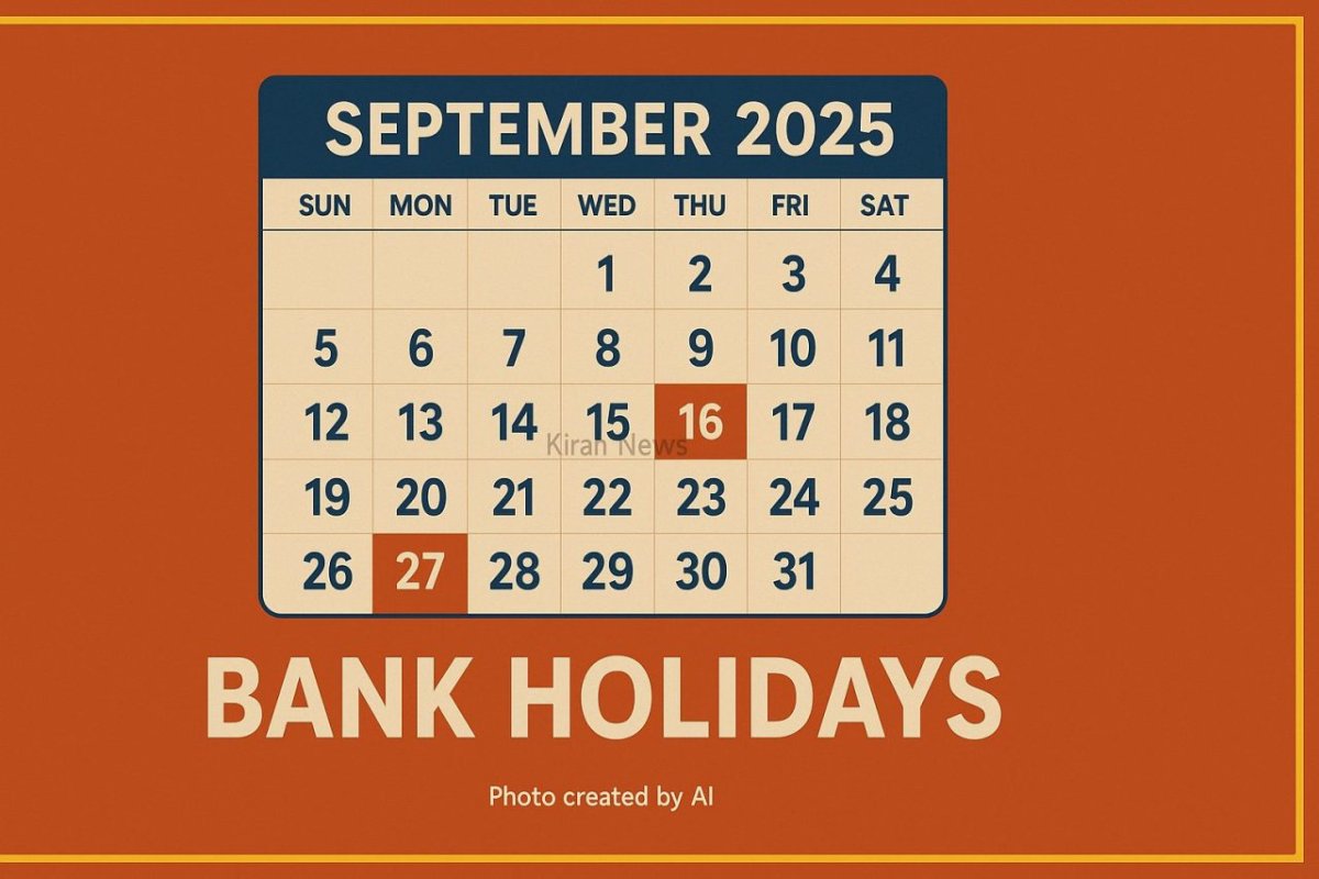 Bank Holidays September 2025: सितंबर में 15 दिन बंद रहेंगे बैंक, देखें पूरी लिस्ट