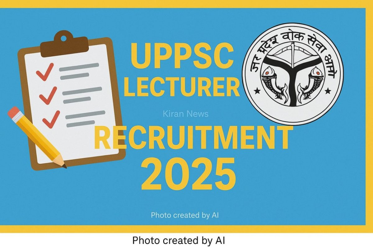 UPPSC Lecturer Recruitment 2025