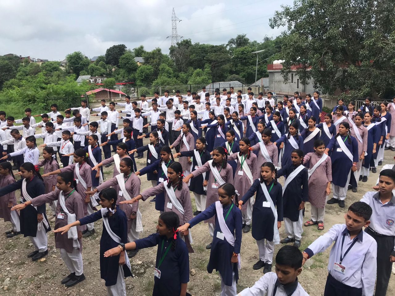 कोट स्कूल में नशे के विरोध में जागरूकता रैली का आयोजन