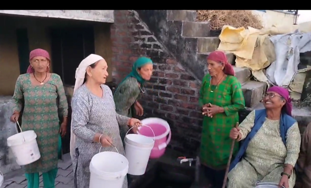 पानी की समस्या से जूझ रहा शिलाई क्षेत्र का गांव ठाणे