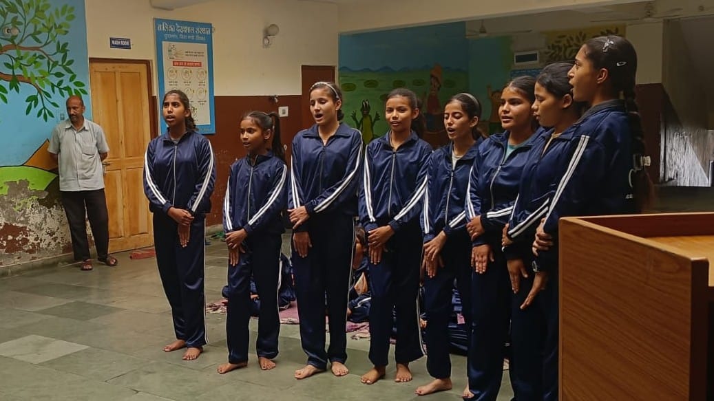 बालिका देखभाल संस्थान सुंदरनगर में धूमधाम से मनाया दशहरा पर्व