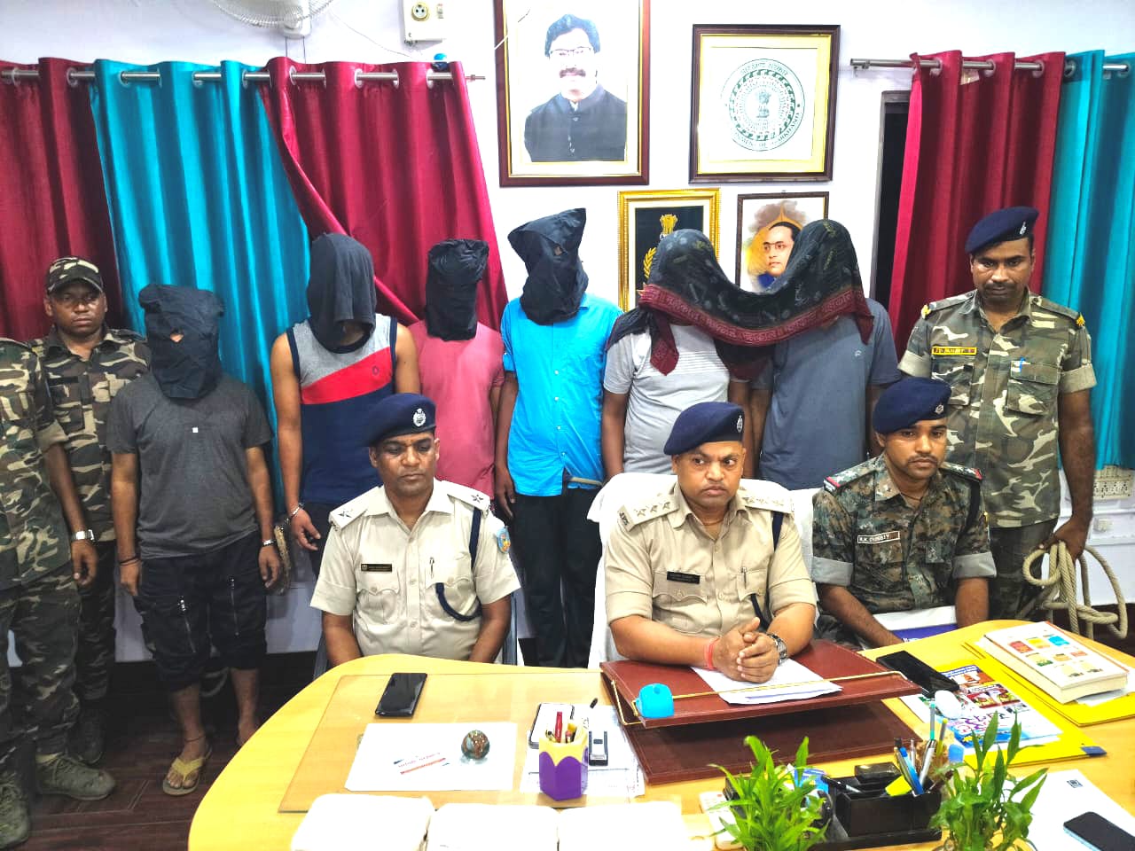 ब्राउन शुगर खरीद बिक्री मामले में छह आरोपित गिरफ्तार