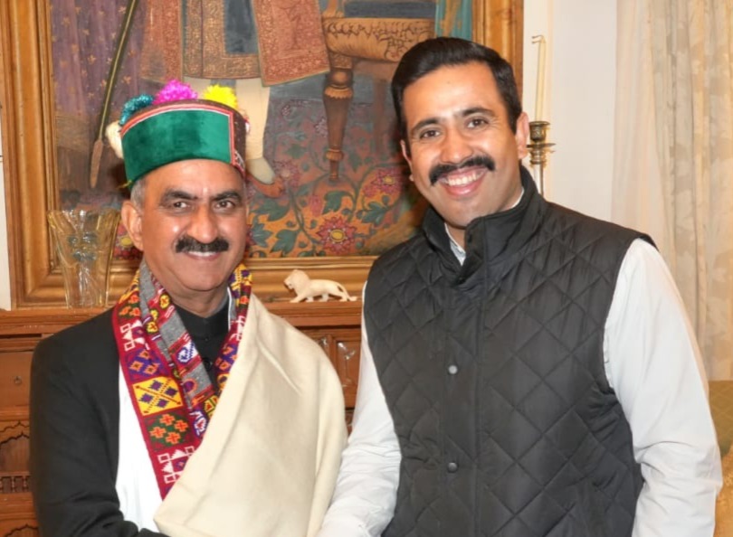 मुख्यमंत्री सुक्खू ने लोक निर्माण मंत्री विक्रमादित्य को जन्मदिन की दी शुभकामनाएं