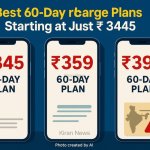 सिर्फ ₹345 से शुरू! 60 दिन तक चलने वाले धमाकेदार प्लान — रोज मिलेगा Unlimited डेटा और FREE कॉल्स, देखें पूरी लिस्ट