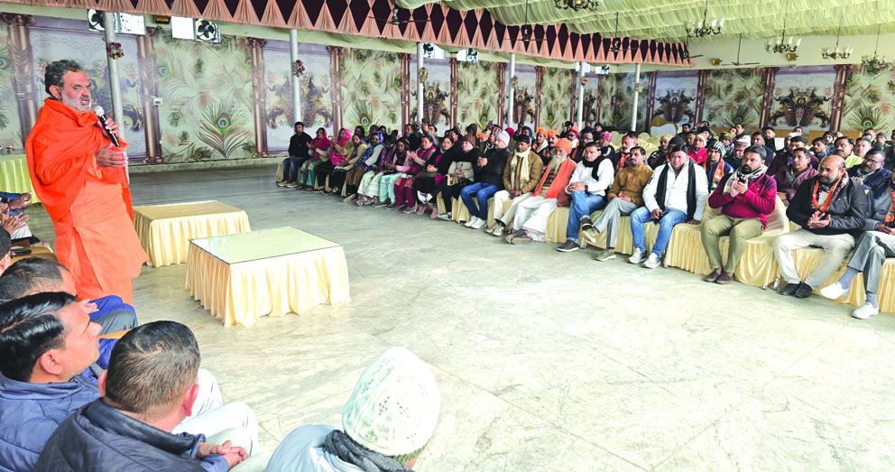 अटल बिहारी वाजपेयी के विजन और विचारधारा को आगे बढ़ाएं:स्वामी यतीश्वरानंद