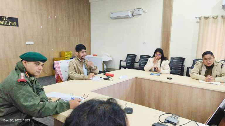 तामुलपुर में राजस्व सर्किल-आधारित मॉक ड्रिल को लेकर बैठक