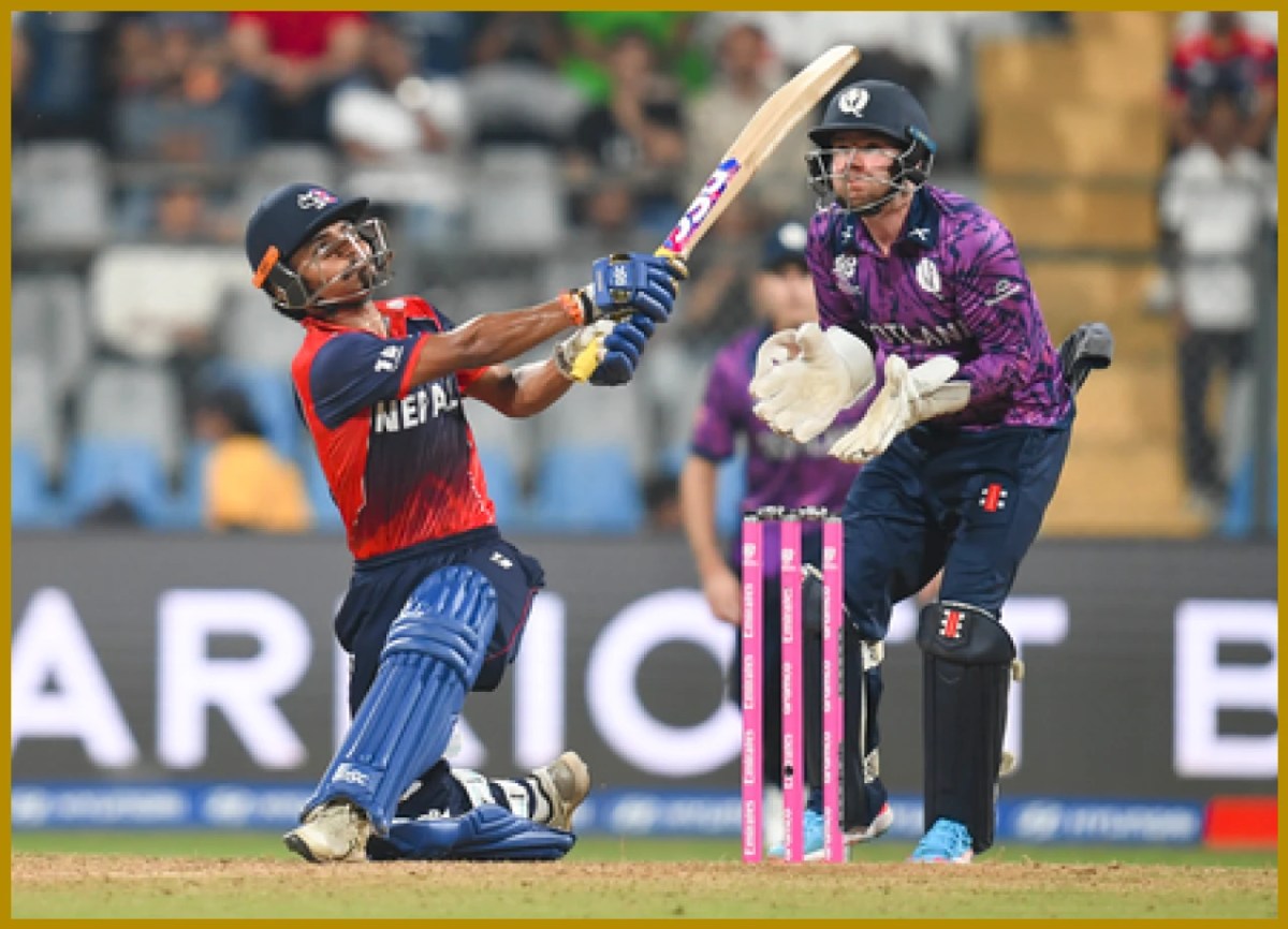 नेपाल ने T20 विश्व कप में ऐतिहासिक जीत दर्ज की नेपाल ने T20 विश्व कप में ऐतिहासिक जीत दर्ज की