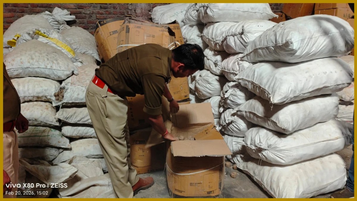 बारां पुलिस ने 40 करोड़ रुपये के अवैध पटाखे जब्त किए