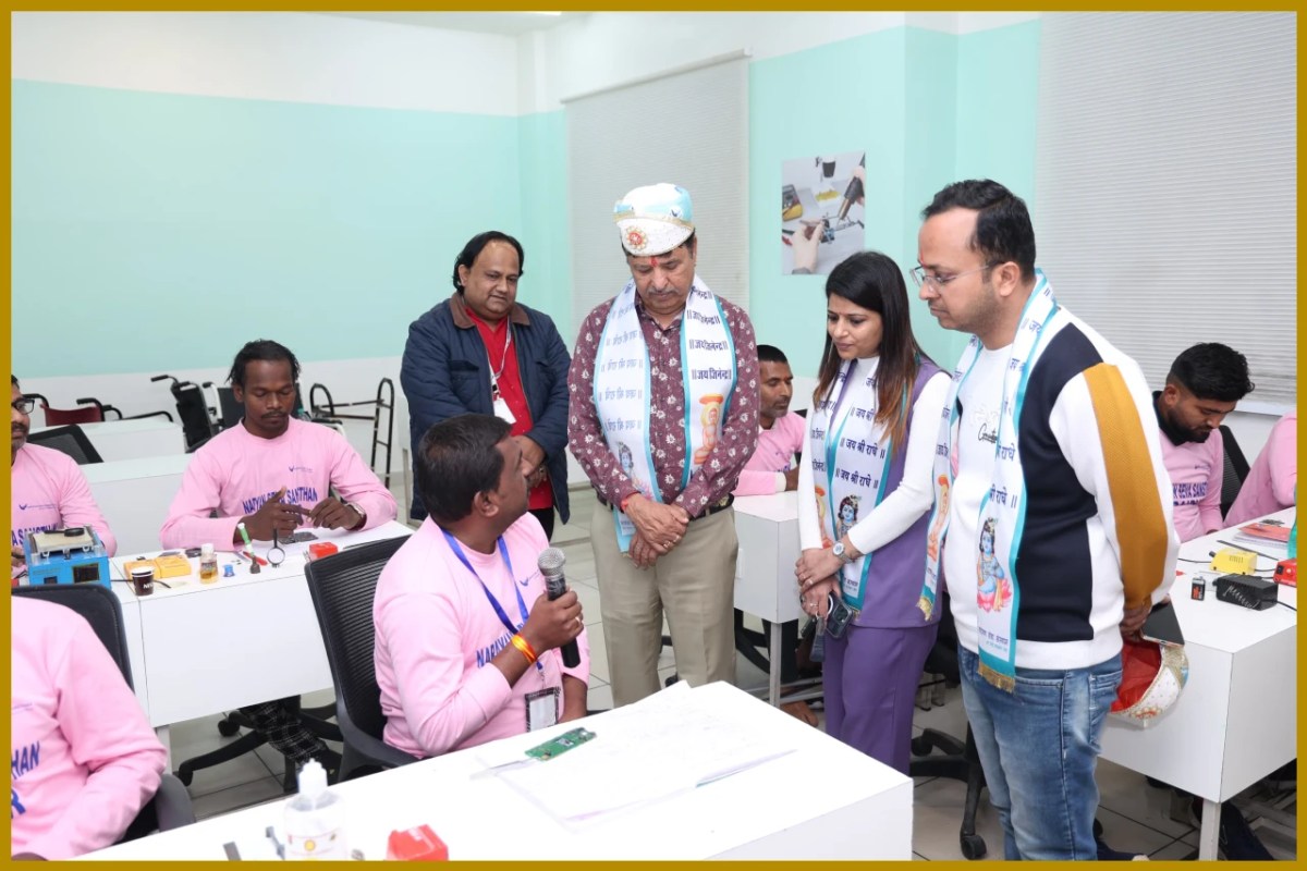 होटल एसोसिएशन ने नारायण सेवा संस्थान का दौरा किया