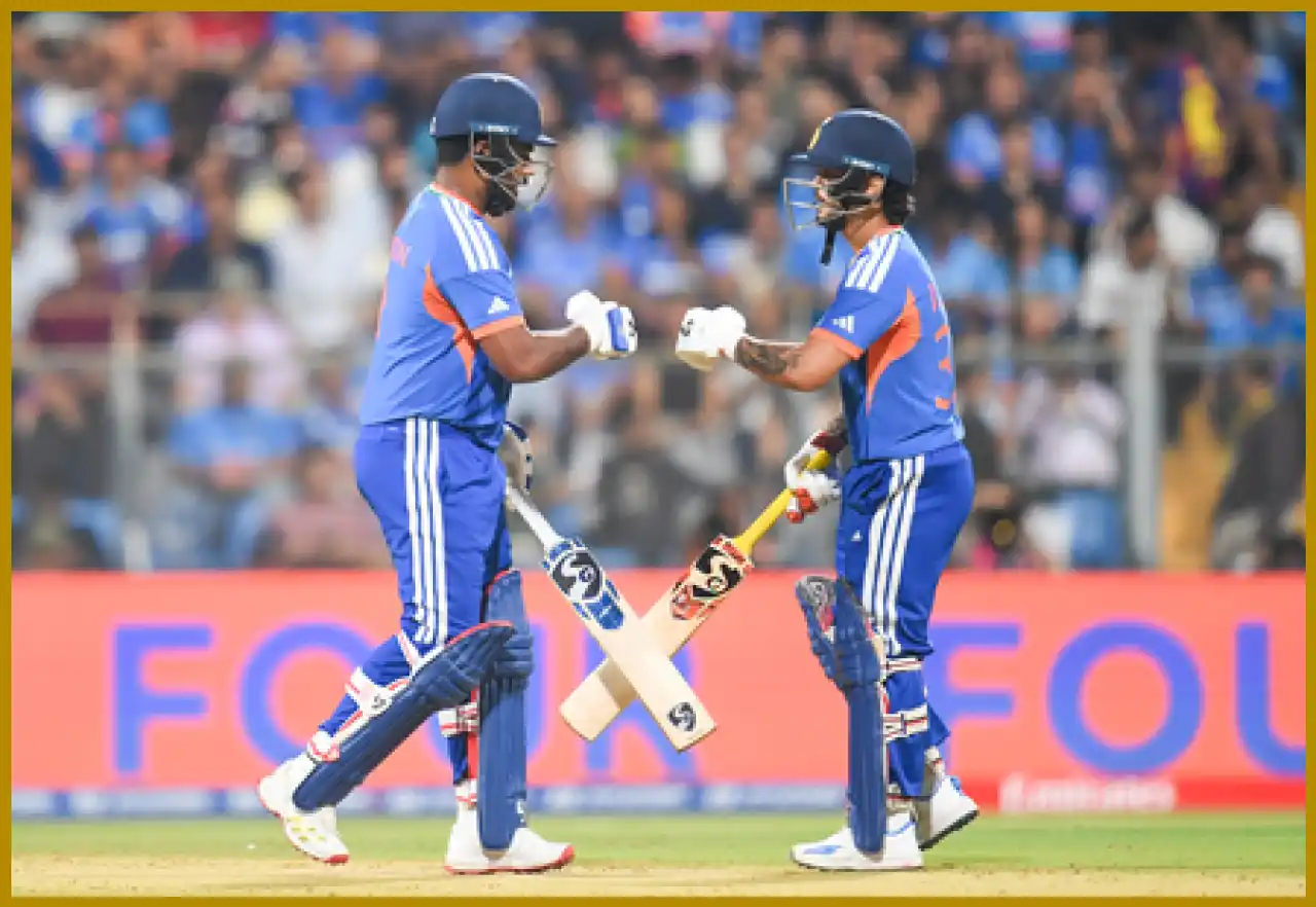 ईशान और संजू ने T20 विश्व कप सेमीफाइनल में 19 साल पुराना रिकॉर्ड तोड़ा