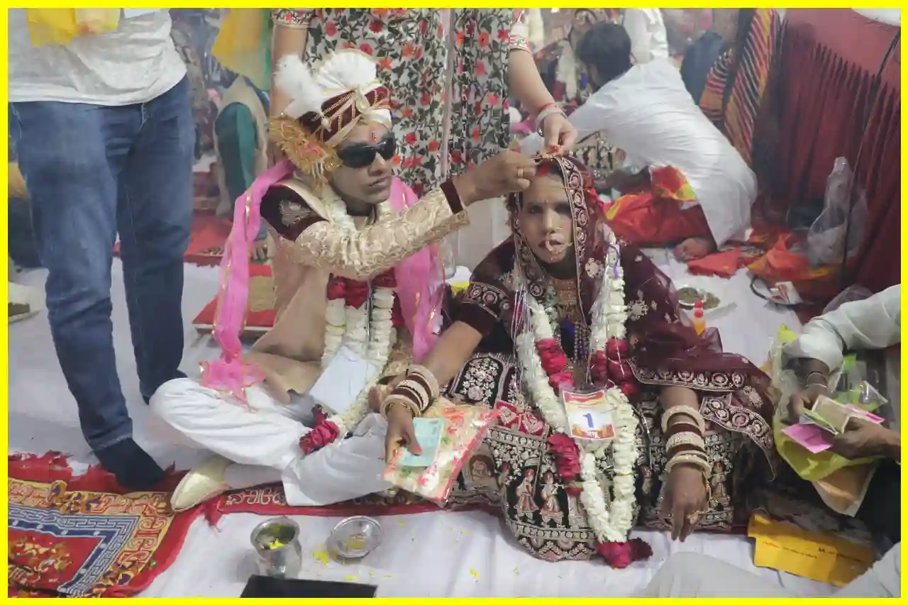 नारायण सेवा संस्थान में 51 जोड़ों ने शुरू की नई जिंदगी