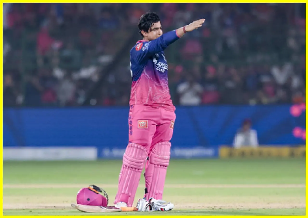 वैभव की विस्फोटक शतकीय पारी ने राजस्थान रॉयल्स को 228 रन पर पहुँचाया