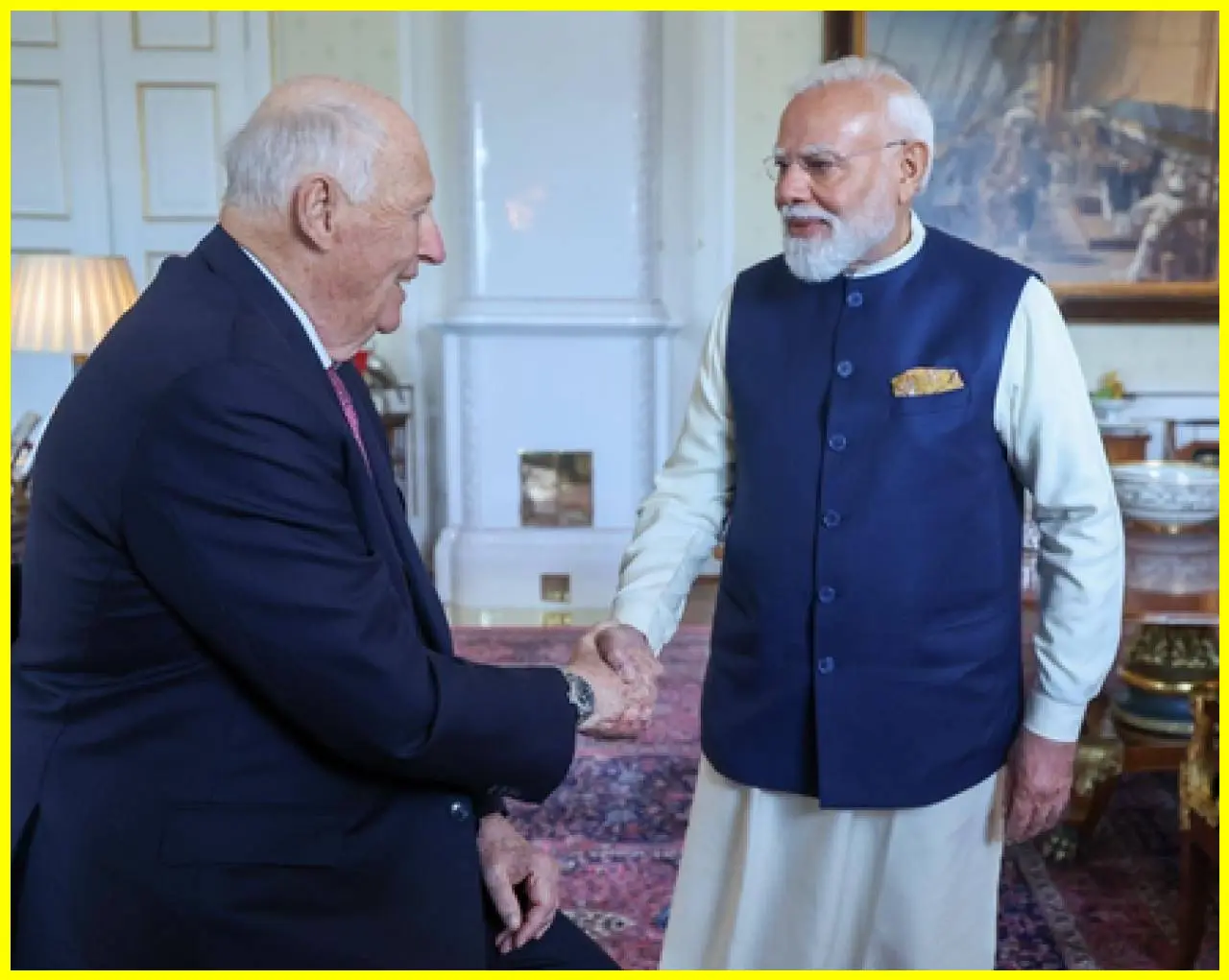 मोदी ने नॉर्वे के राजा हाराल्ड वी से संबंध मजबूत करने की चर्चा की