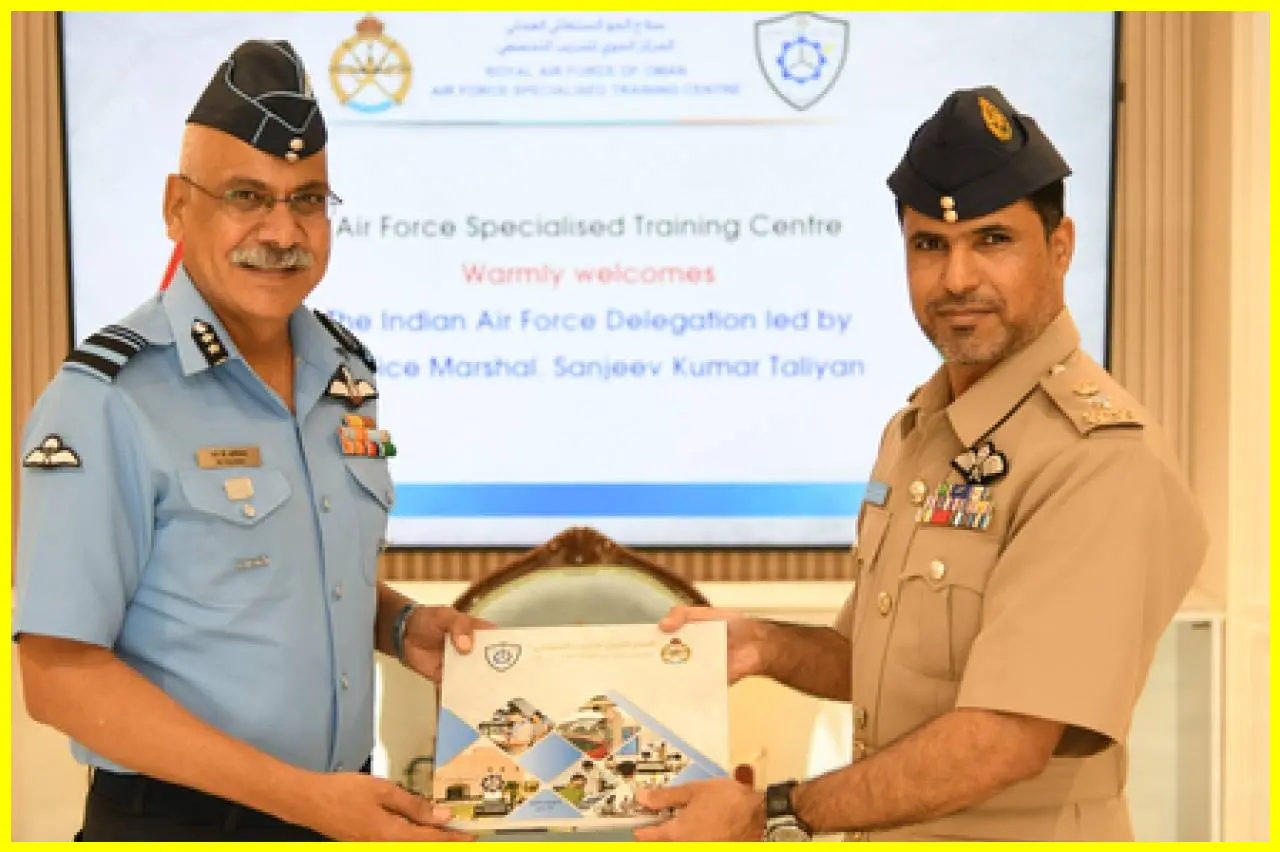 भारत और ओमान के वायु सेना अधिकारियों की बैठक से बढ़ी रक्षा सहयोग की संभावना