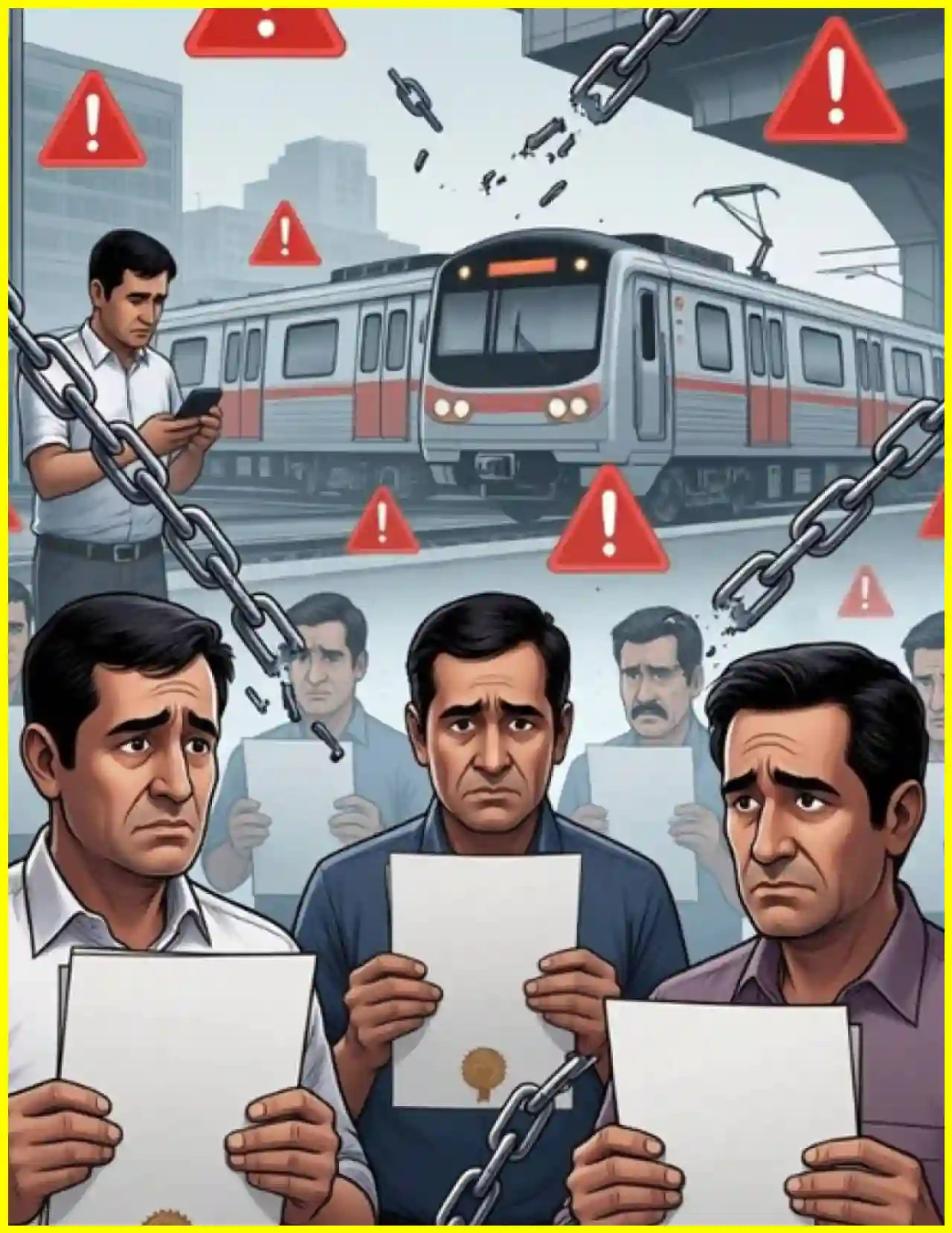 मुंबई मेट्रो ने भर्ती धोखाधड़ी के खिलाफ चेतावनी जारी की