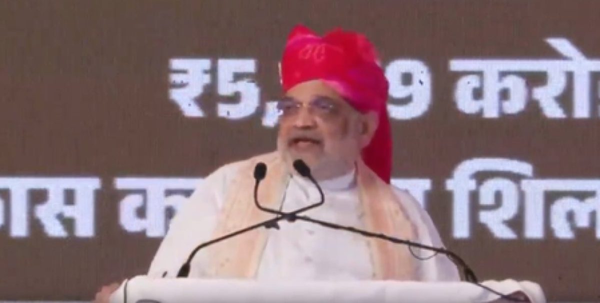 अमित शाह ने कांग्रेस पर वंदे मातरम की अनदेखी का आरोप लगाया