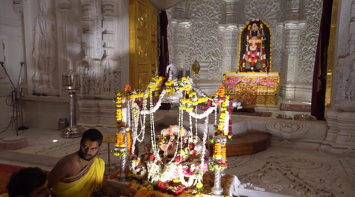 अयोध्या मंदिर ट्रस्ट ने सावन महोत्सव के दौरान राम लला की तस्वीरें जारी कीं