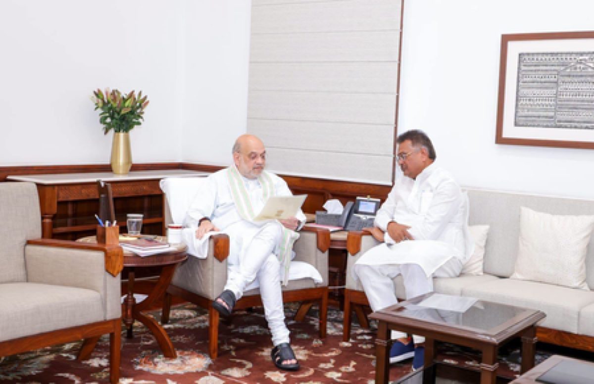 Jharkhand भर्ती अनियमितताओं पर अमित शाह से मिले मनिष जैसवाल Jharkhand भर्ती अनियमितताओं पर अमित शाह से मिले मनिष जैसवाल