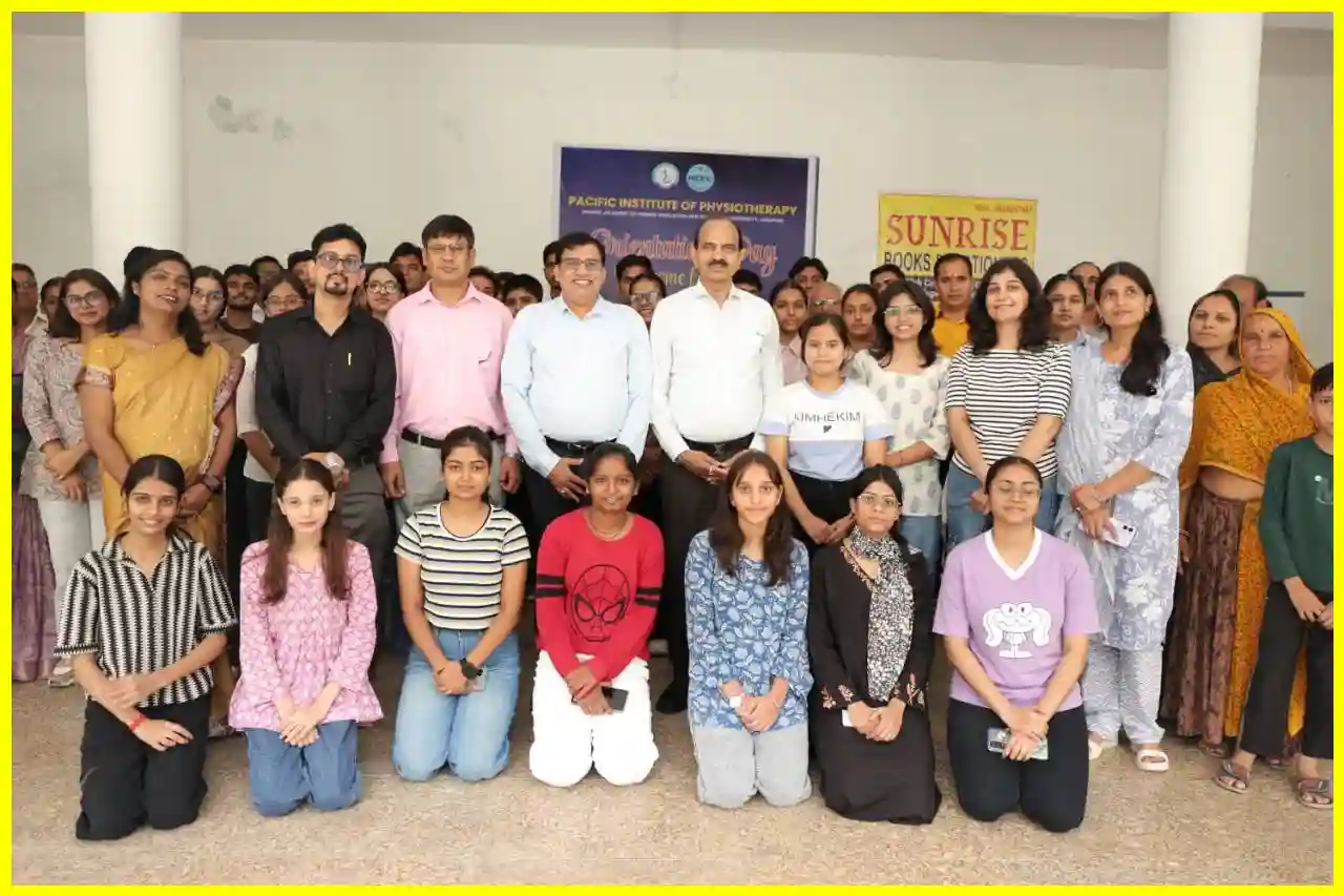 पैसिफिक इंस्टीट्यूट ऑफ फिजियोथेरेपी में तीन दिवसीय इन्डक्शन कार्यक्रम संपन्न