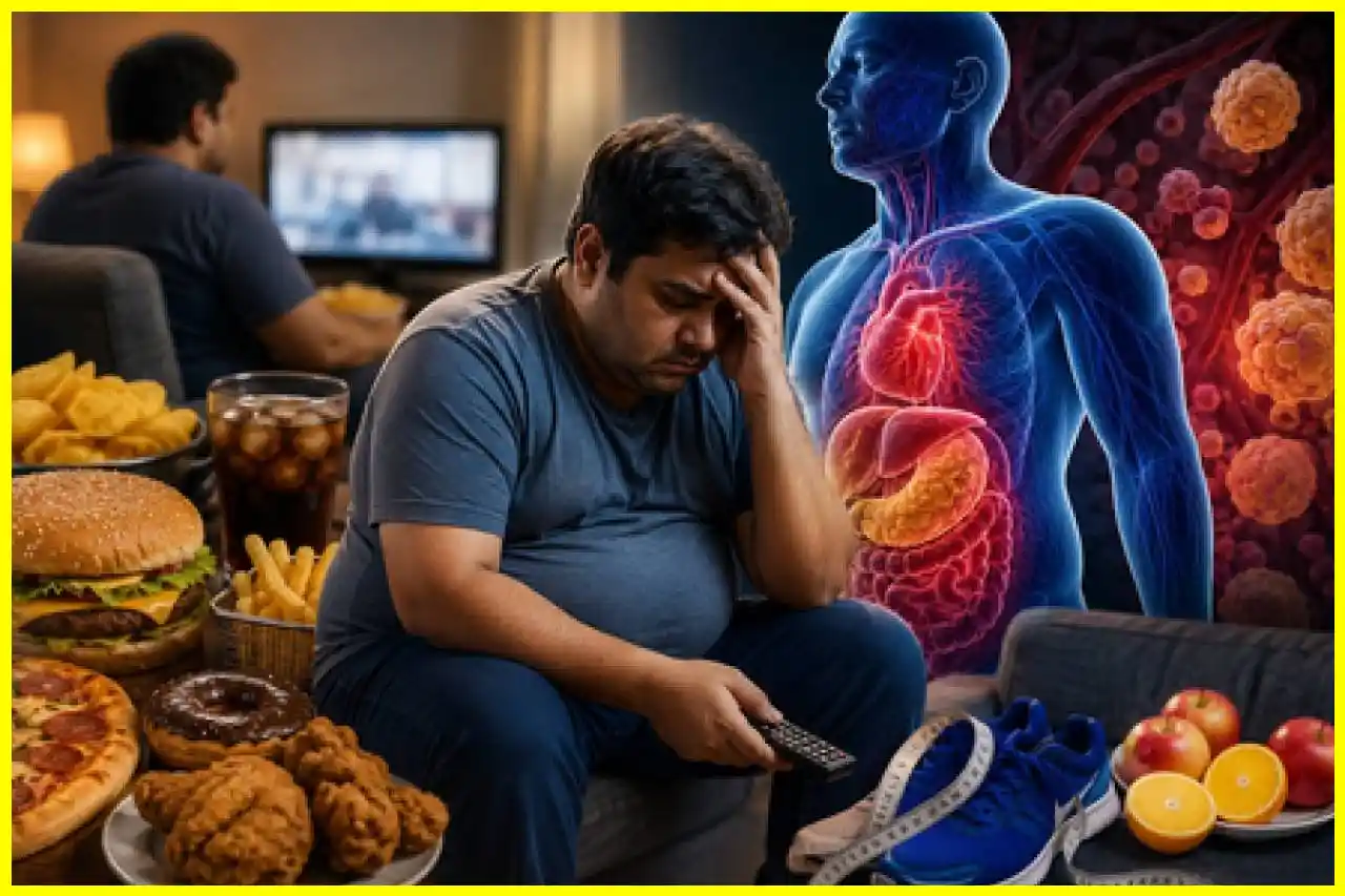 भारतीयों के लिए स्वास्थ्य संकट बढ़ा रहे प्रोसेस्ड फूड्स और sedentary जीवनशैली