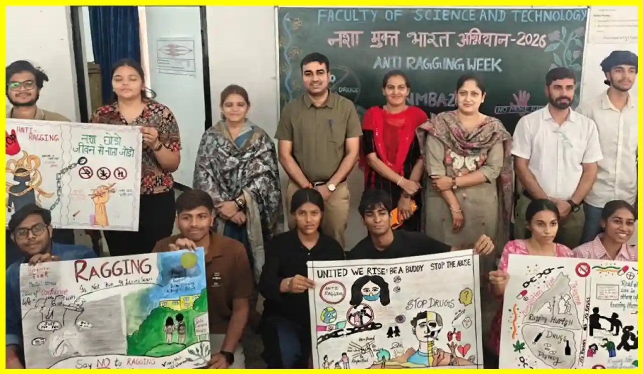 पीएएचईआर विश्वविद्यालय में एंटी-रैगिंग और ड्रग-फ्री इंडिया पोस्टर प्रतियोगिता आयोजित