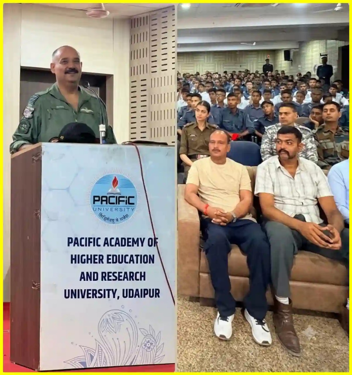पैसिफिक यूनिवर्सिटी में NCC प्रशिक्षण शिविर की शुरुआत