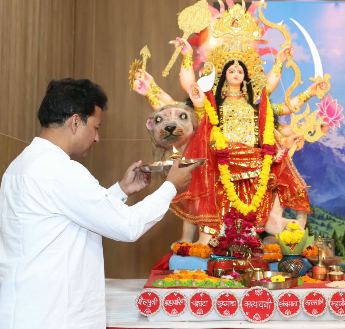 माँ चंद्रघंटा सेवा, करुणा और मातृ प्रेम का प्रतीक: प्रशांत अग्रवाल