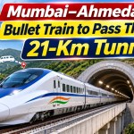 मुंबई–अहमदाबाद बुलेट ट्रेन में 21 किमी का सुरंग खंड