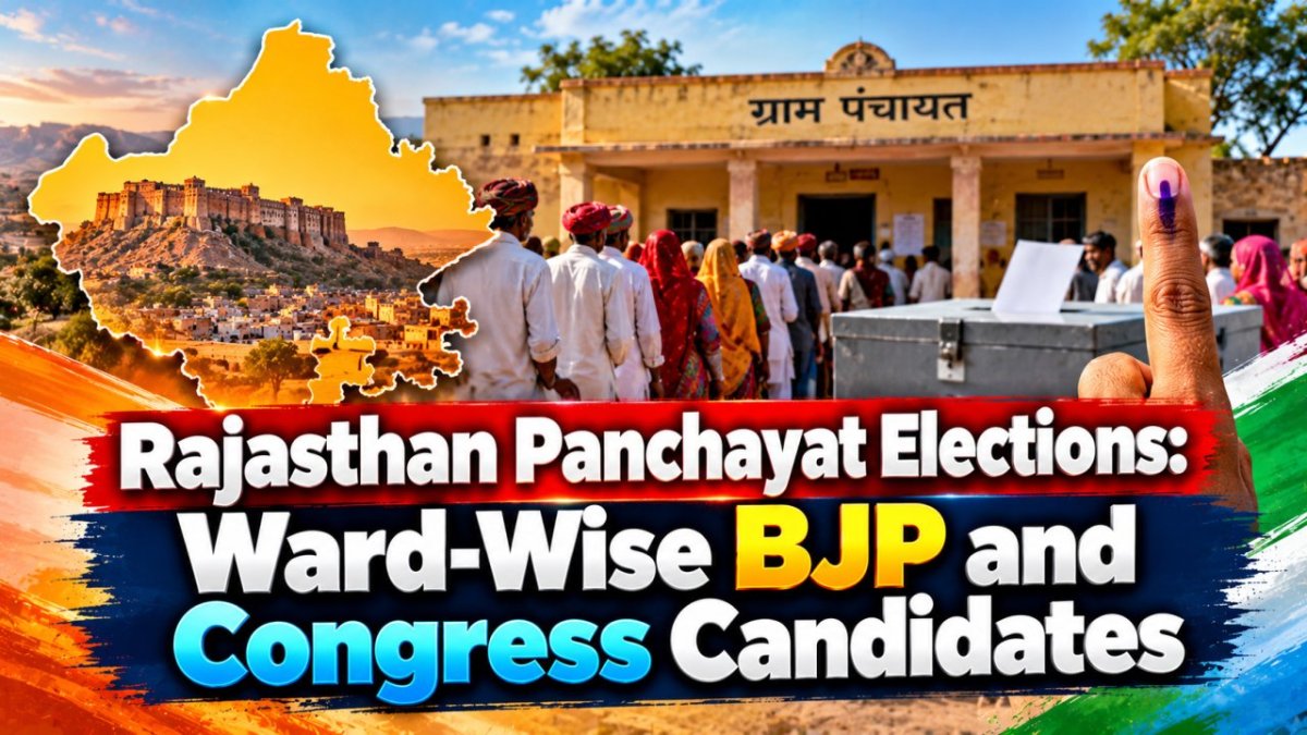 राजस्थान पंचायत चुनाव: उदयपुर जिला परिषद के भाजपा और कांग्रेस उम्मीदवार