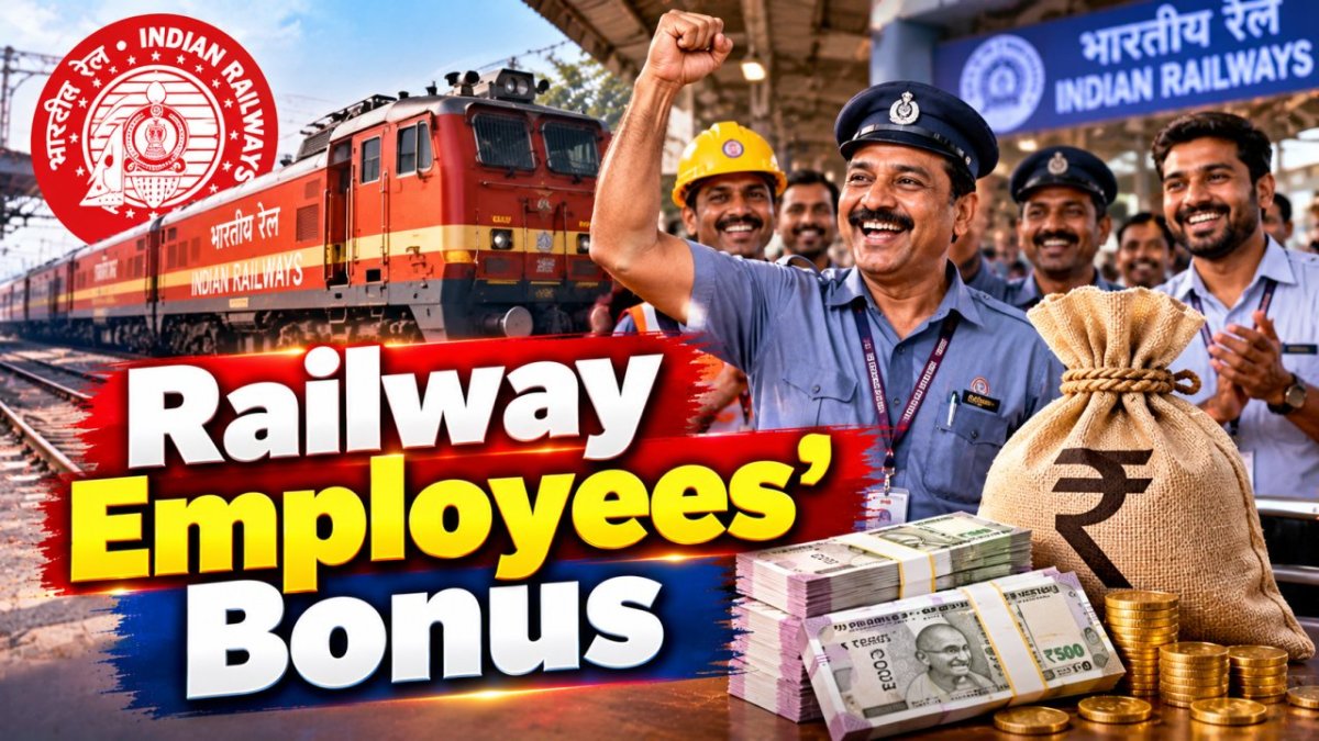 रेलवे कर्मचारियों को 78 दिन का बोनस, कैबिनेट ने 11.4 लाख स्टाफ के लिए मंजूरी दी रेलवे कर्मचारियों को 78 दिन का बोनस, कैबिनेट ने 11.4 लाख स्टाफ के लिए मंजूरी दी